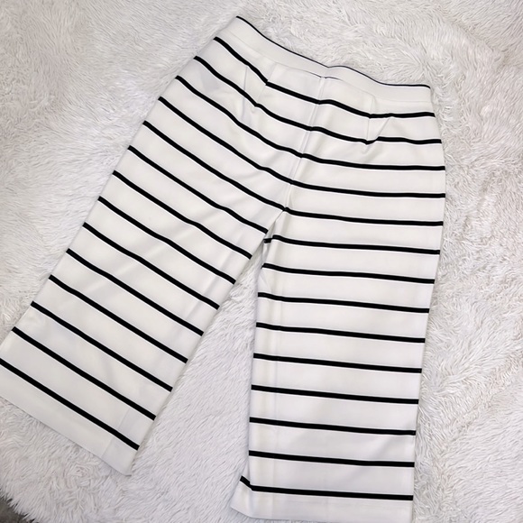 MAREE Pour TOI Wide Leg Crop Pants Black and White Size 14 - Picture 4 of 8